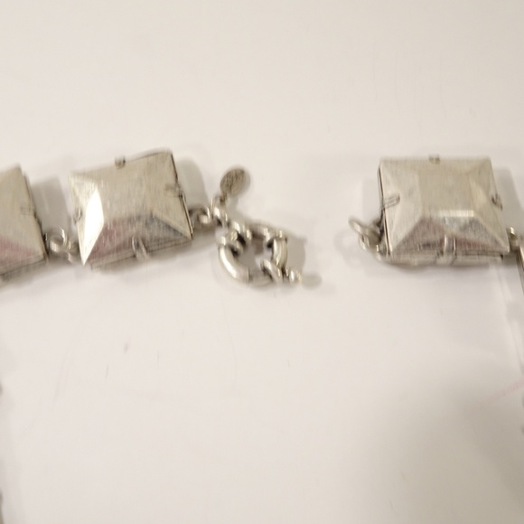 Lee Angel Square link Long Piper Necklace NWT 295 - Picture 2 of 6